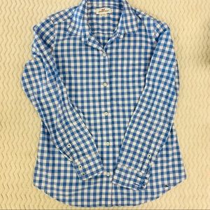 Vineyard Vines Gingham Plaid Long Sleeve Size 4